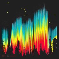 Electric Sky Space Galaxy Night Shade Golf Towel thumb 3