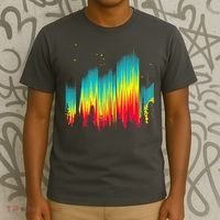 Electric Sky Space Galaxy Night Shade T-Shirt thumb 3