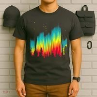 Electric Sky Space Galaxy Night Shade T-Shirt thumb 6