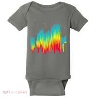 Electric Sky Space Galaxy Night Shade Baby Bodysuit thumb 0
