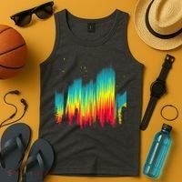 Electric Sky Space Galaxy Night Shade Tank Top thumb 4