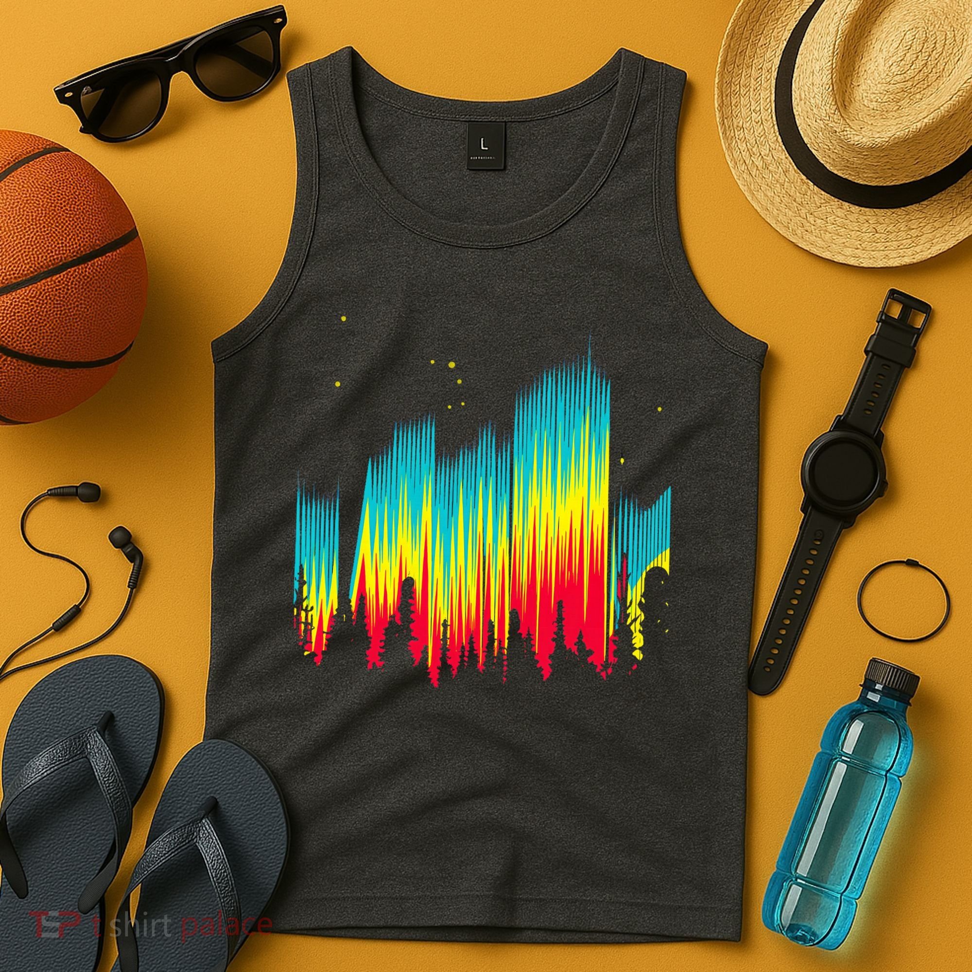 Electric Sky Space Galaxy Night Shade Tank Top