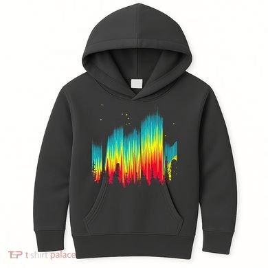 Electric Sky Space Galaxy Night Shade Kids Hoodie