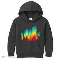 Electric Sky Space Galaxy Night Shade Kids Hoodie thumb 0