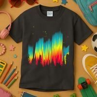 Electric Sky Space Galaxy Night Shade Kids T-Shirt thumb 3