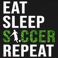 Eat Sleep Soccer Repeat Soccer Player Sport Teams Gift Women's Hoodie thumb 2
