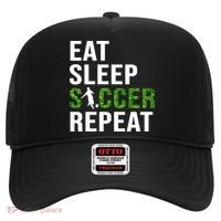 Eat Sleep Soccer Repeat Soccer Player Sport Teams Gift Hat thumb 0