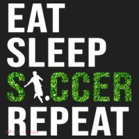Eat Sleep Soccer Repeat Soccer Player Sport Teams Gift Hat thumb 2