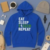 Eat Sleep Soccer Repeat Soccer Player Sport Teams Gift Hoodie thumb 3