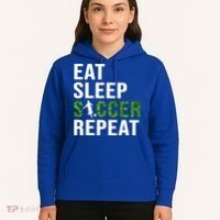 Eat Sleep Soccer Repeat Soccer Player Sport Teams Gift Hoodie thumb 5