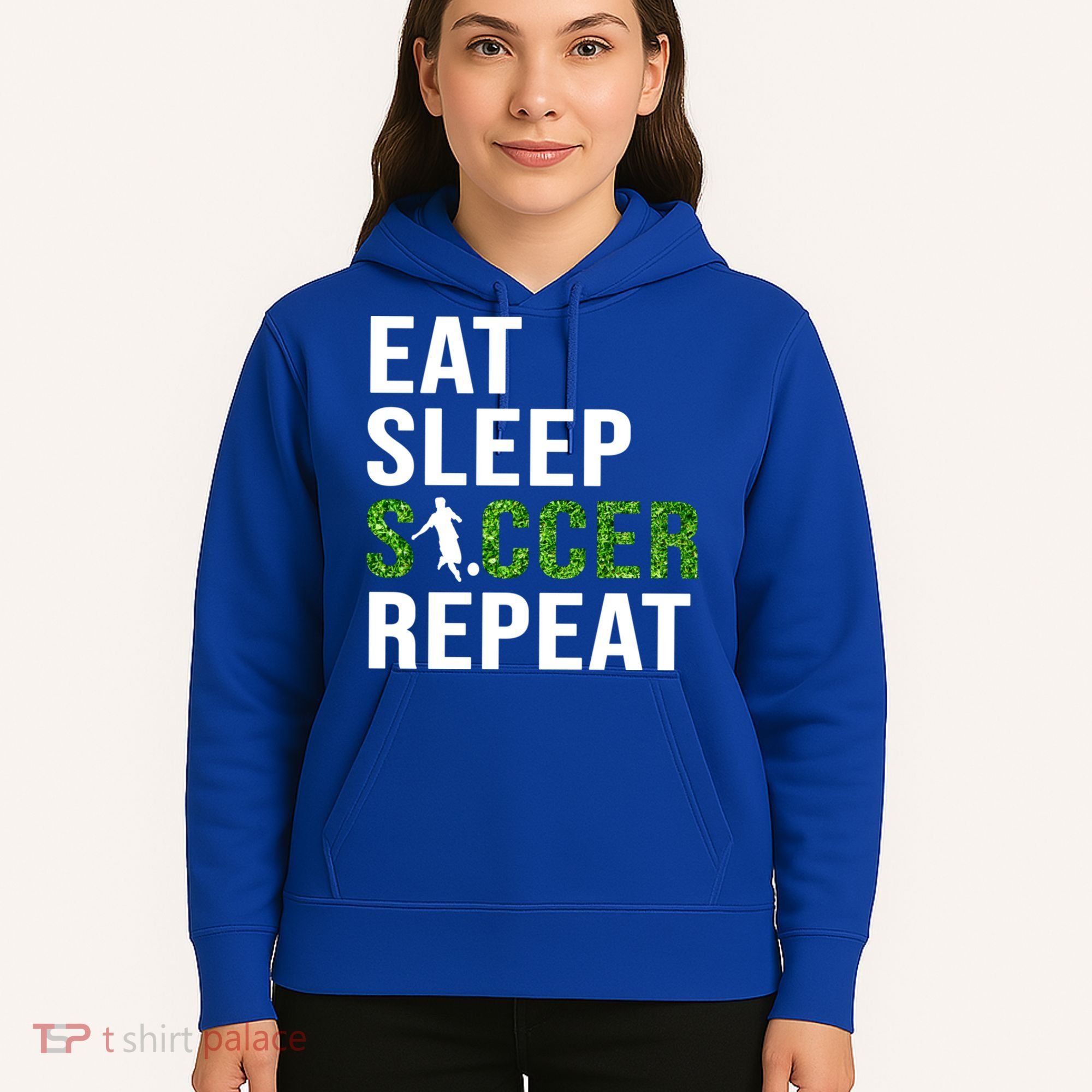 Eat Sleep Soccer Repeat Soccer Player Sport Teams Gift Hoodie