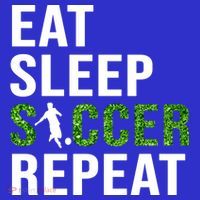 Eat Sleep Soccer Repeat Soccer Player Sport Teams Gift T-Shirt thumb 7