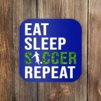 Eat Sleep Soccer Repeat Soccer Player Sport Teams Gift Coaster thumb 0