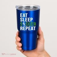Eat Sleep Soccer Repeat Soccer Player Sport Teams Gift Tumbler thumb 2