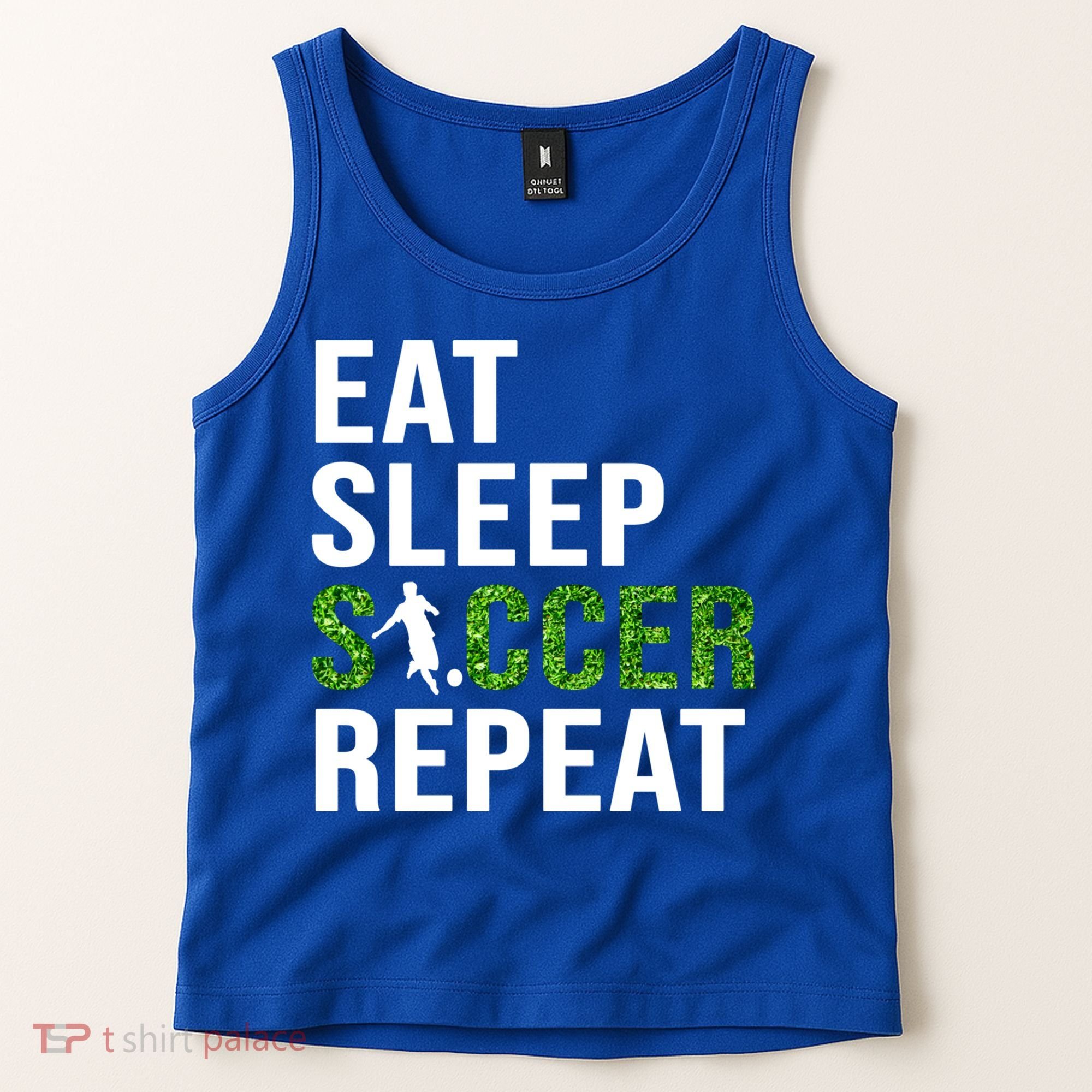 Eat Sleep Soccer Repeat Soccer Player Sport Teams Gift Tank Top