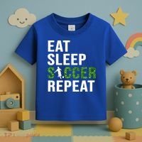 Eat Sleep Soccer Repeat Soccer Player Sport Teams Gift Toddler T-Shirt thumb 3