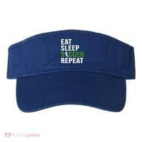 Eat Sleep Soccer Repeat Soccer Player Sport Teams Gift Visor thumb 0