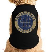 Endangered Species Stick Shift Manual Transmission Drivers Doggie Tank thumb 0