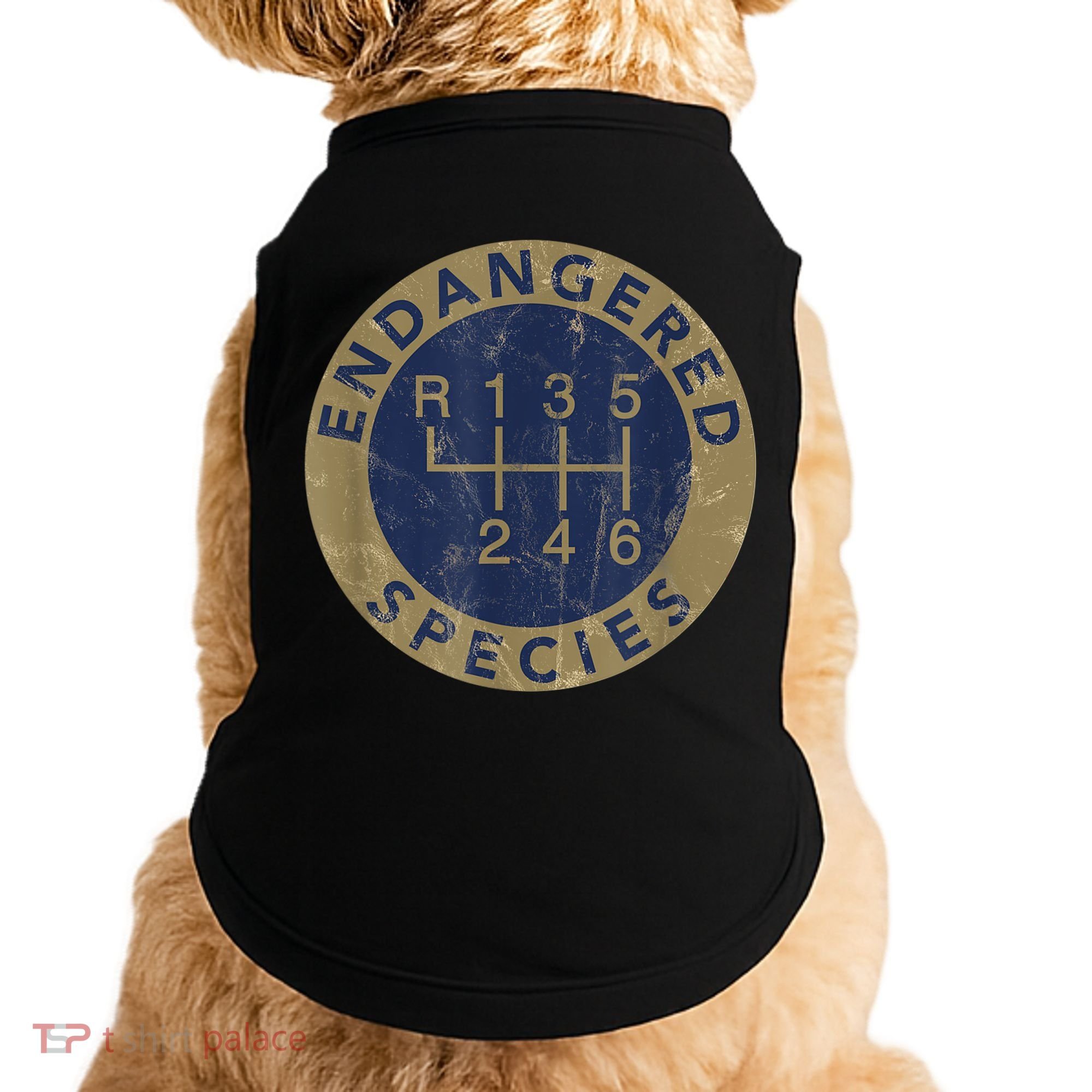 Endangered Species Stick Shift Manual Transmission Drivers Doggie Tank