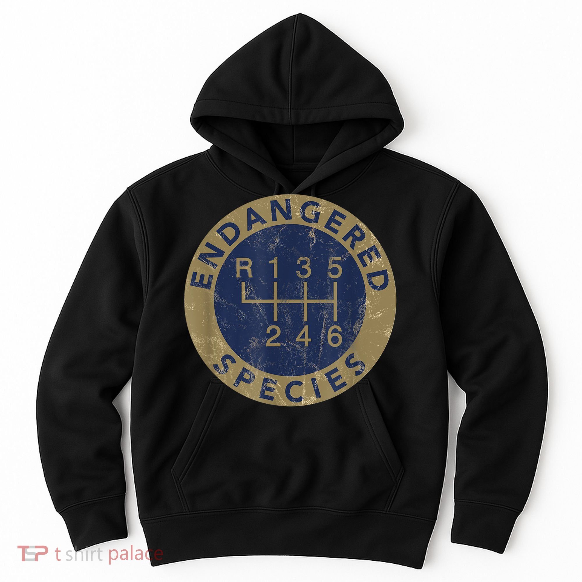 Endangered Species Stick Shift Manual Transmission Drivers Hoodie