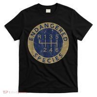 Endangered Species Stick Shift Manual Transmission Drivers T-Shirt thumb 0