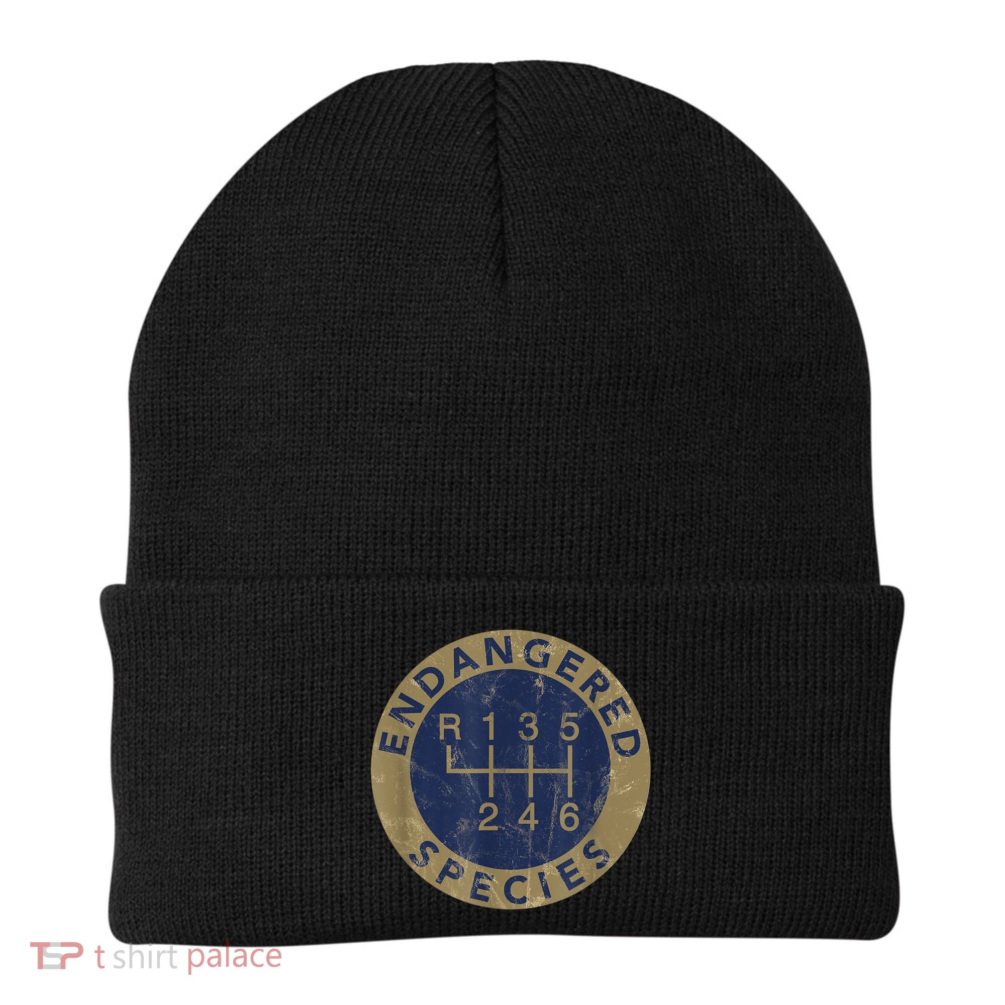 Endangered Species Stick Shift Manual Transmission Drivers Beanie