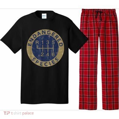 Endangered Species Stick Shift Manual Transmission Drivers Pajama Set