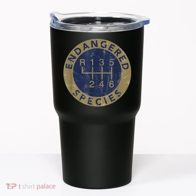Endangered Species Stick Shift Manual Transmission Drivers Tumbler