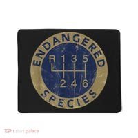 Endangered Species Stick Shift Manual Transmission Drivers Mousepad thumb 0