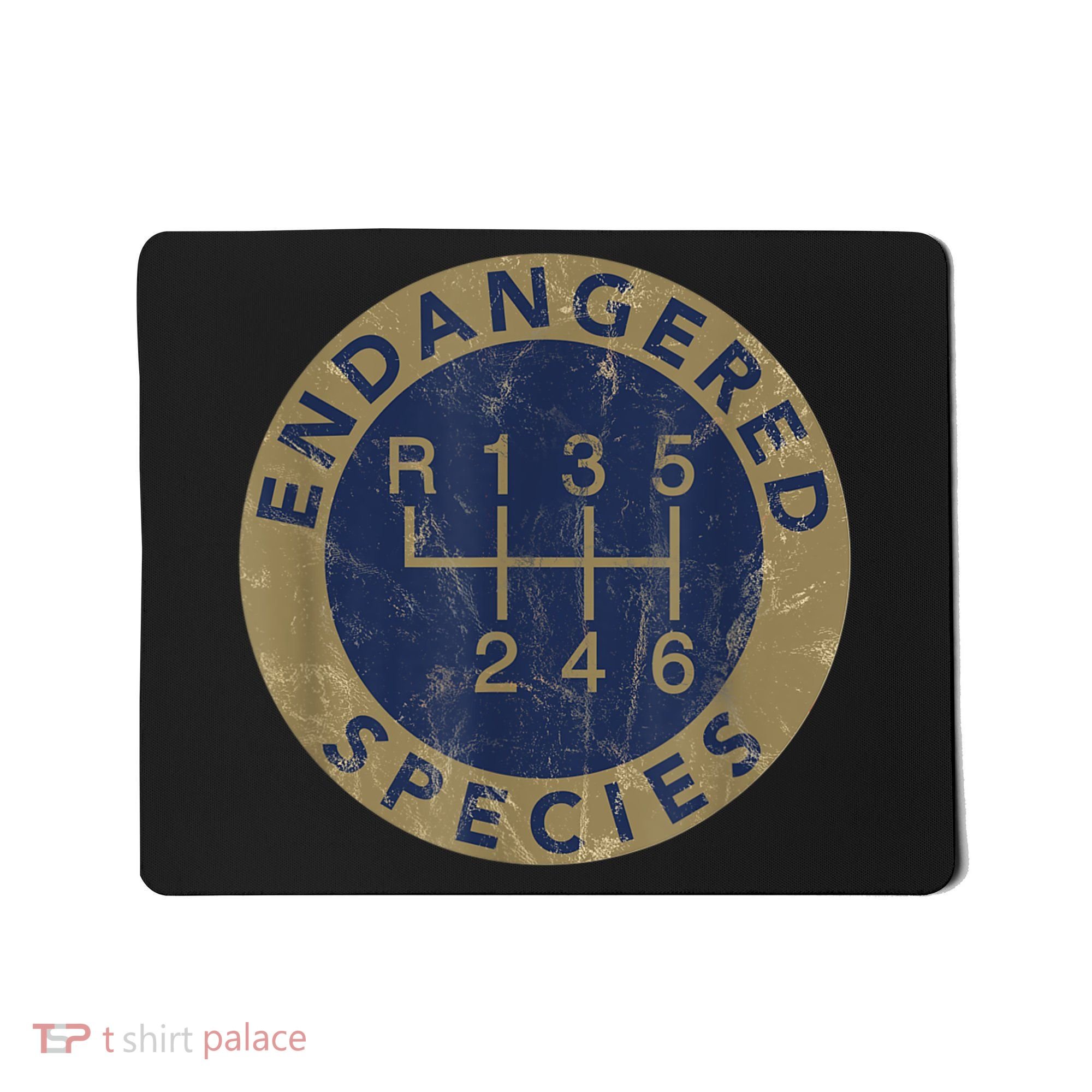 Endangered Species Stick Shift Manual Transmission Drivers Mousepad