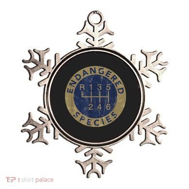Endangered Species Stick Shift Manual Transmission Drivers Ornament