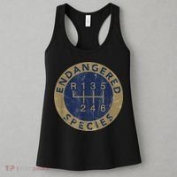 Endangered Species Stick Shift Manual Transmission Drivers Women's Tank Top thumb 3