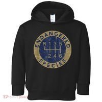 Endangered Species Stick Shift Manual Transmission Drivers Toddler Hoodie thumb 0