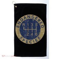 Endangered Species Stick Shift Manual Transmission Drivers Golf Towel thumb 0