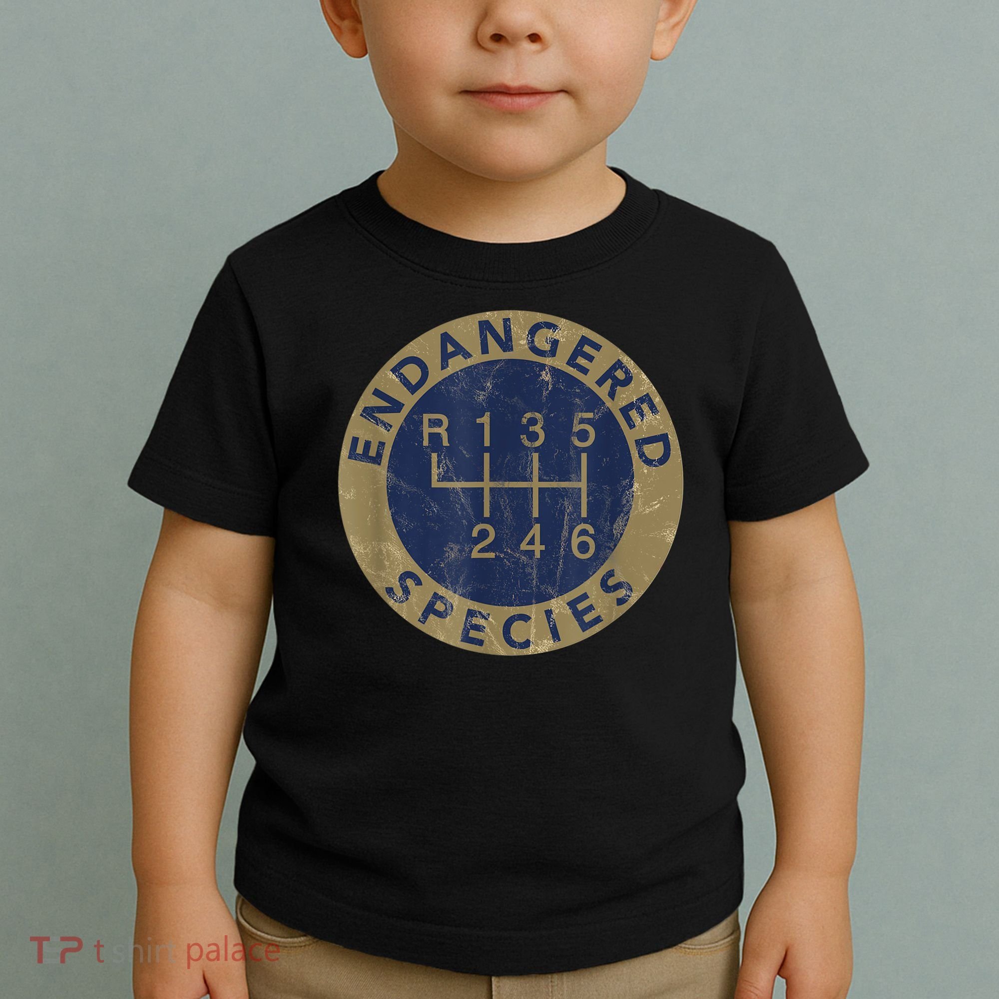 Endangered Species Stick Shift Manual Transmission Drivers Toddler T-Shirt