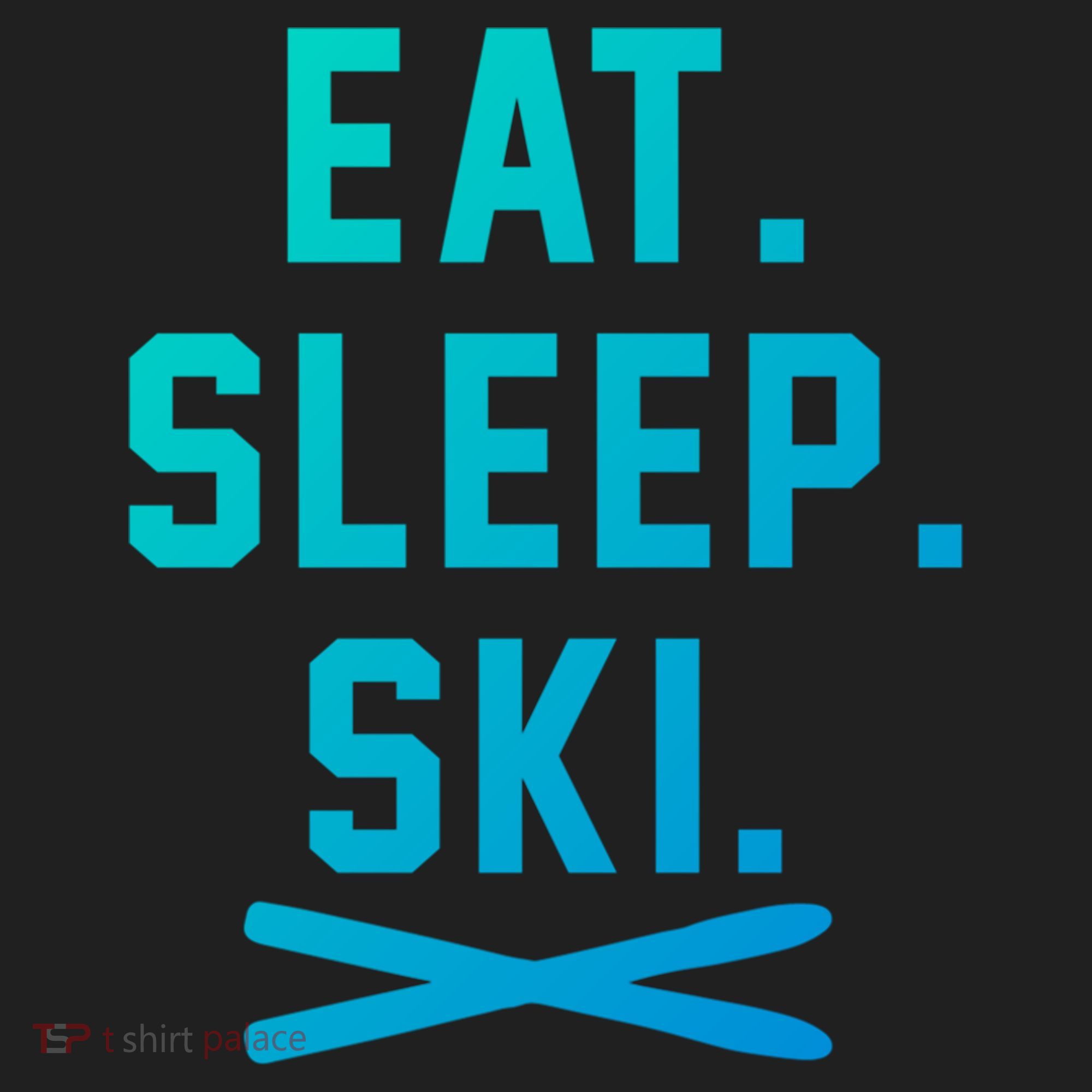 Eat Sleep Ski Skiing Winter Ski Lover Gift Women's Sweatshirt
