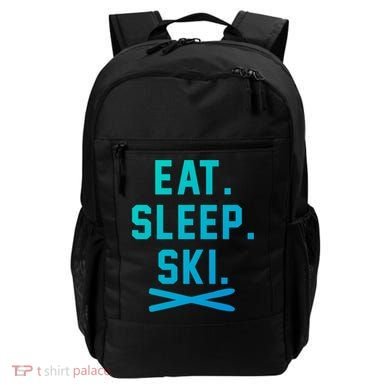 Eat Sleep Ski Skiing Winter Ski Lover Gift Backpack