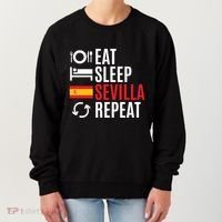 Eat Sleep Sevilla Repeat Cool Gift Women's Sweatshirt thumb 0