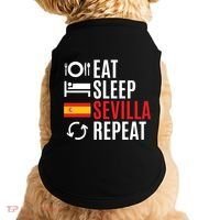Eat Sleep Sevilla Repeat Cool Gift Doggie Tank thumb 0