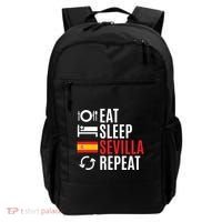 Eat Sleep Sevilla Repeat Cool Gift Backpack thumb 0