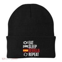 Eat Sleep Sevilla Repeat Cool Gift Beanie thumb 0