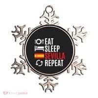 Eat Sleep Sevilla Repeat Cool Gift Ornament thumb 0