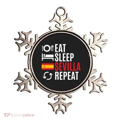 Eat Sleep Sevilla Repeat Cool Gift Ornament