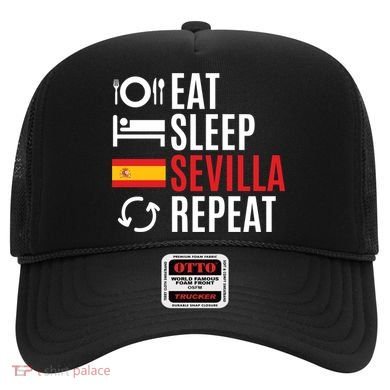 Eat Sleep Sevilla Repeat Cool Gift Hat