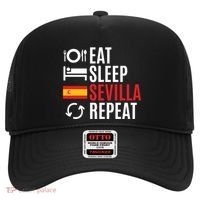 Eat Sleep Sevilla Repeat Cool Gift Hat thumb 0