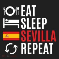 Eat Sleep Sevilla Repeat Cool Gift Hat thumb 2
