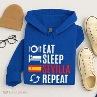 Eat Sleep Sevilla Repeat Cool Gift Hoodie thumb 4