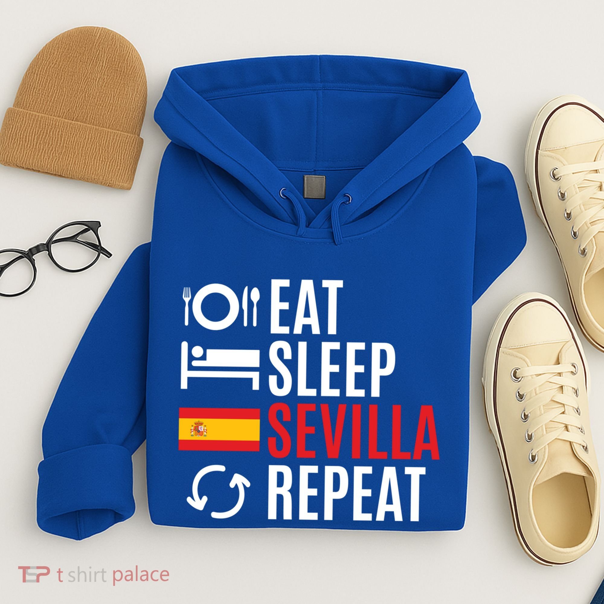 Eat Sleep Sevilla Repeat Cool Gift Hoodie