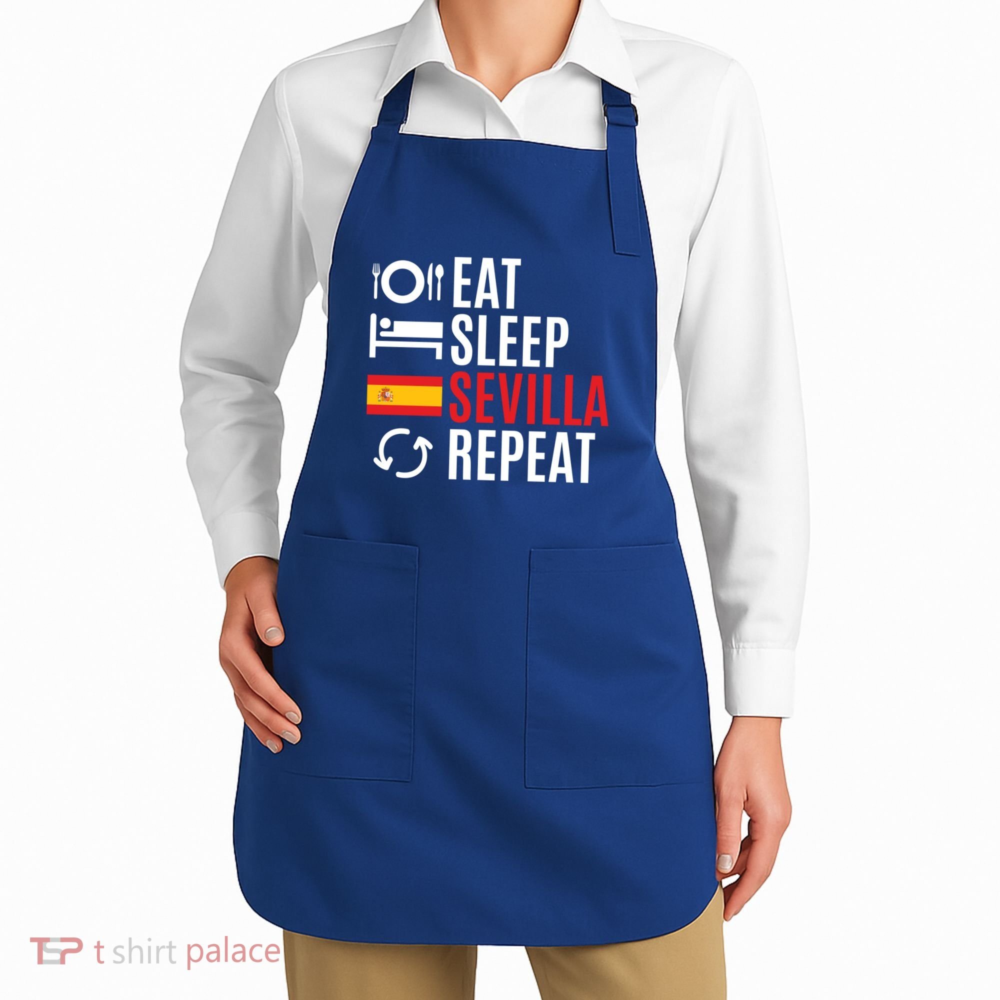 Eat Sleep Sevilla Repeat Cool Gift Apron