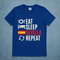 Eat Sleep Sevilla Repeat Cool Gift T-Shirt thumb 5